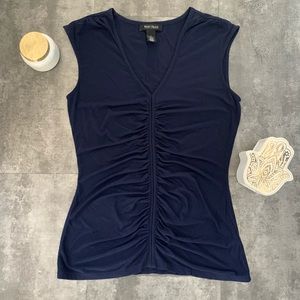 Navy blue top